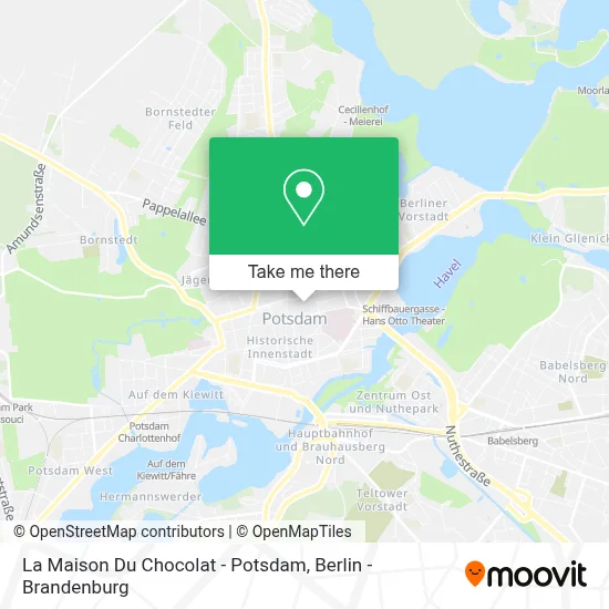 La Maison Du Chocolat - Potsdam map