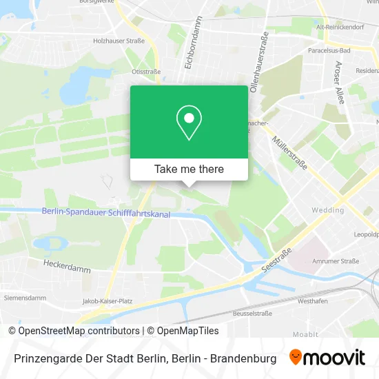 Prinzengarde Der Stadt Berlin map