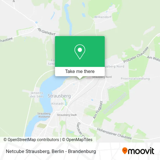 Netcube Strausberg map