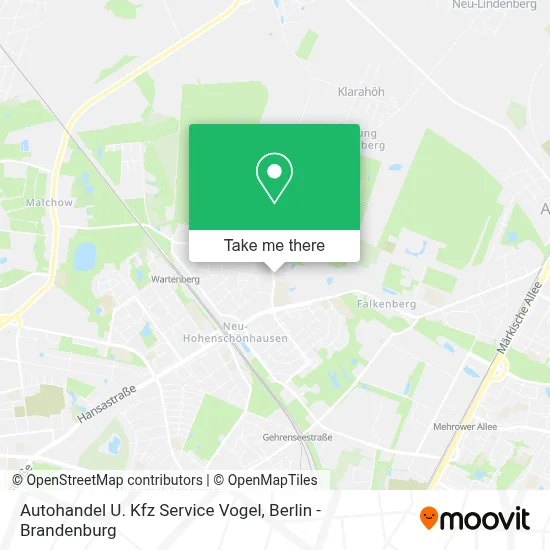 Autohandel U. Kfz Service Vogel map