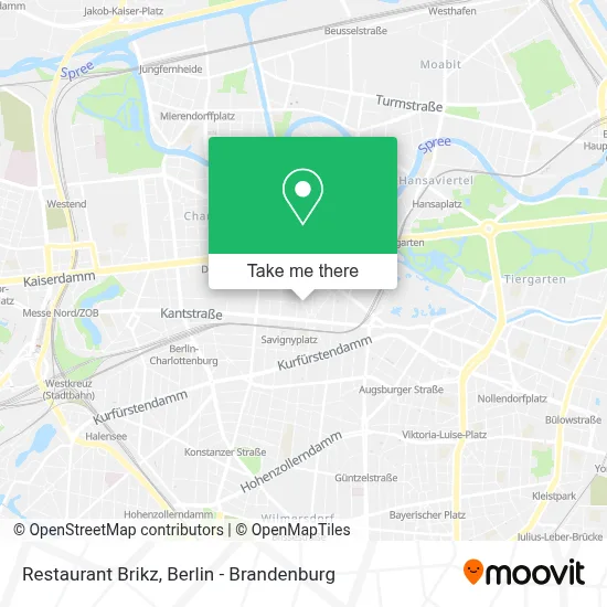 Restaurant Brikz map
