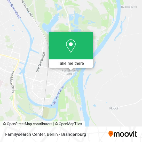 Familysearch Center map