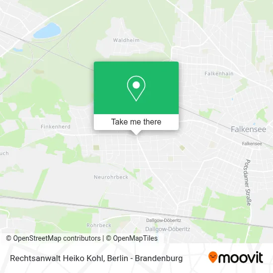 Rechtsanwalt Heiko Kohl map