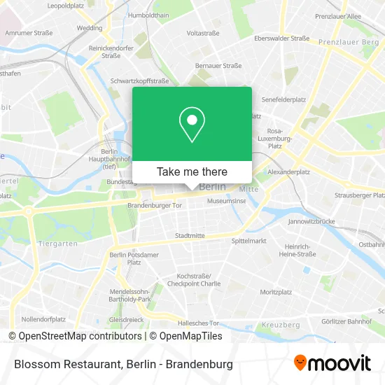 Blossom Restaurant map