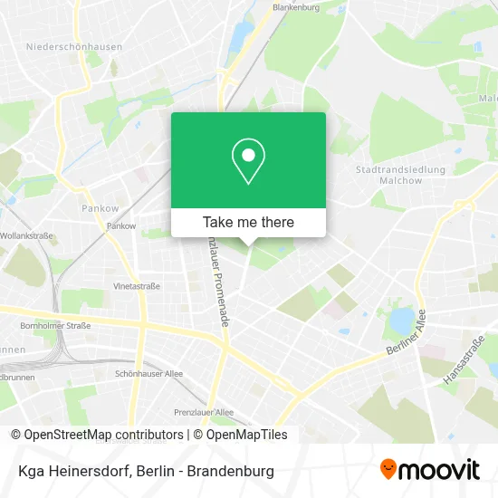 Kga Heinersdorf map