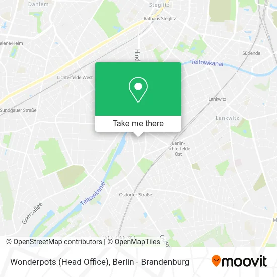 Wonderpots (Head Office) map