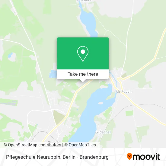 Pflegeschule Neuruppin map