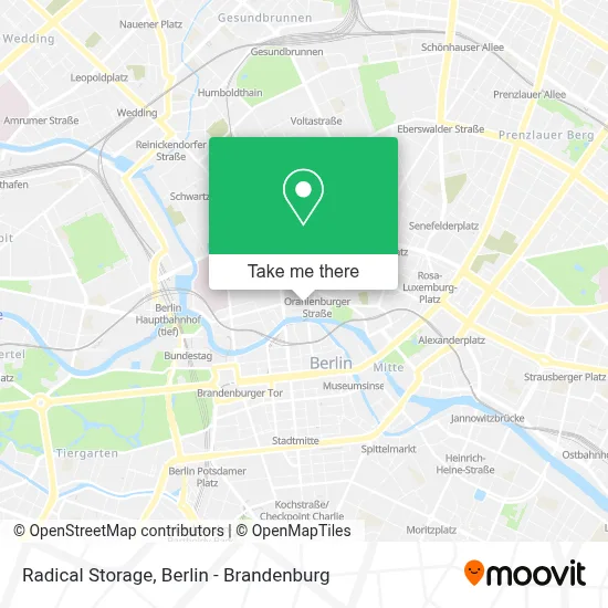 Radical Storage map