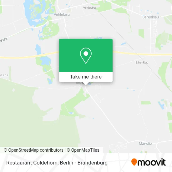 Restaurant Coldehörn map