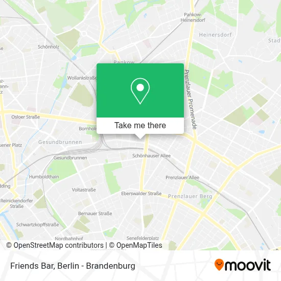 Friends Bar map