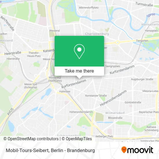Mobil-Tours-Seibert map