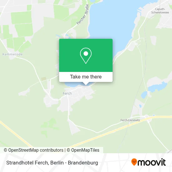 Strandhotel Ferch map