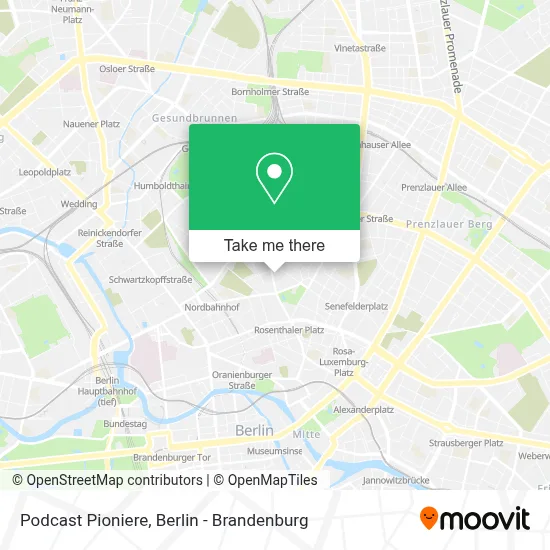 Podcast Pioniere map