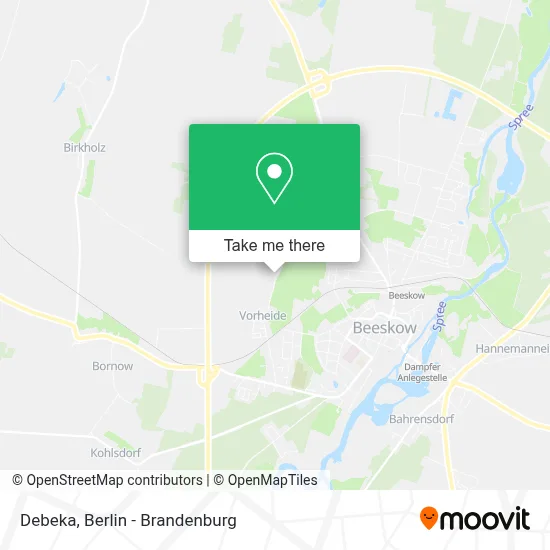 Debeka map