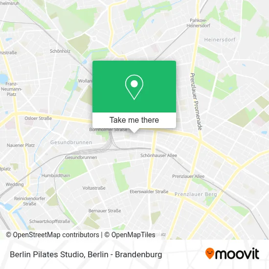 Berlin Pilates Studio map