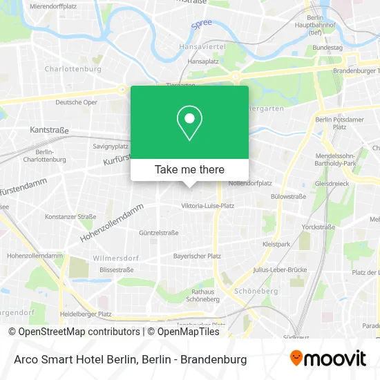 Arco Smart Hotel Berlin map