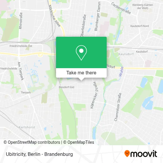 Ubitricity map
