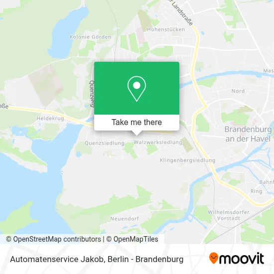 Automatenservice Jakob map