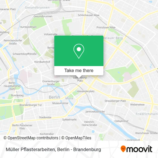 Müller Pflasterarbeiten map