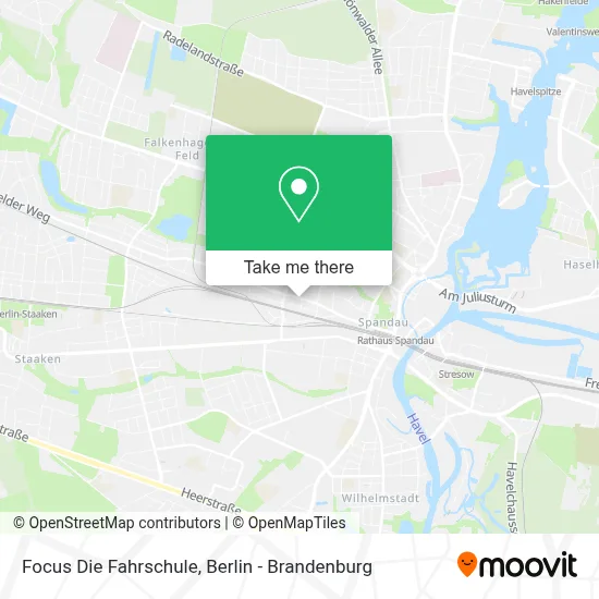 Focus Die Fahrschule map