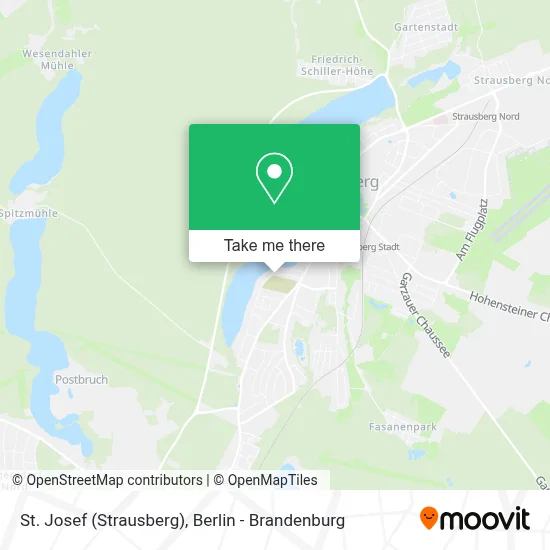 St. Josef (Strausberg) map
