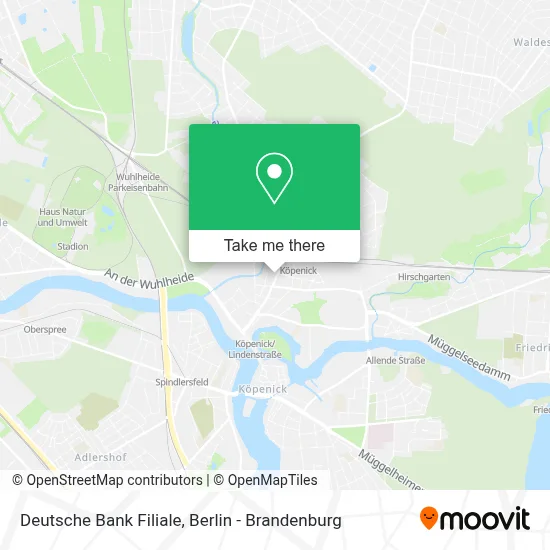 Deutsche Bank Filiale map