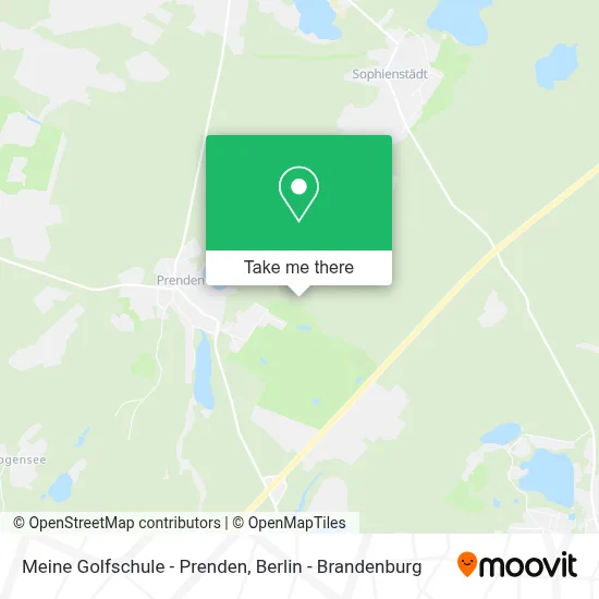 Meine Golfschule - Prenden map