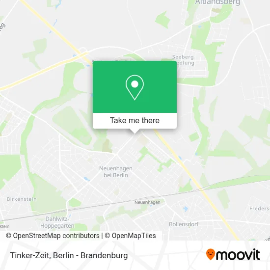 Tinker-Zeit map