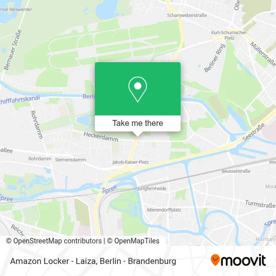 Amazon Locker - Laiza map
