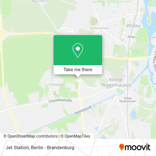 Jet Station map