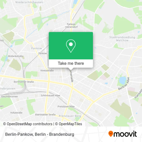 Berlin-Pankow map