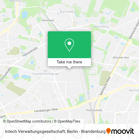 Intech Verwaltungsgesellschaft map