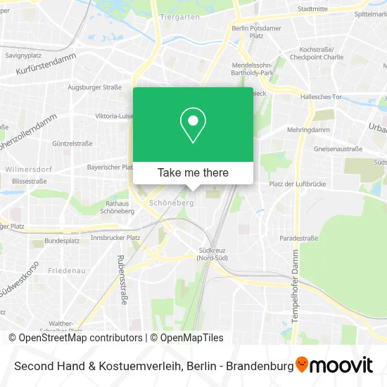 Second Hand & Kostuemverleih map