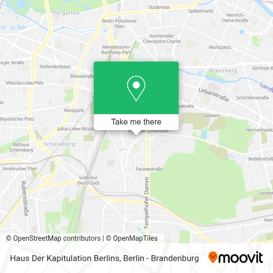 Haus Der Kapitulation Berlins map