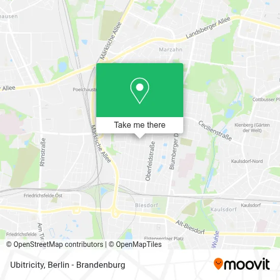 Ubitricity map
