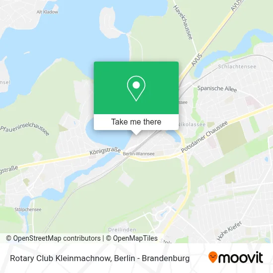 Rotary Club Kleinmachnow map