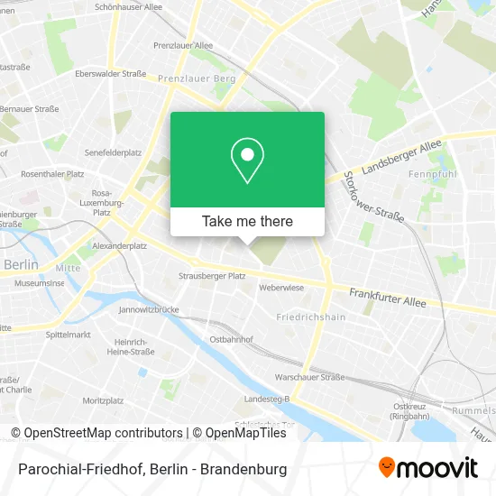 Parochial-Friedhof map