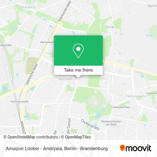 Amazon Locker - Andryala map