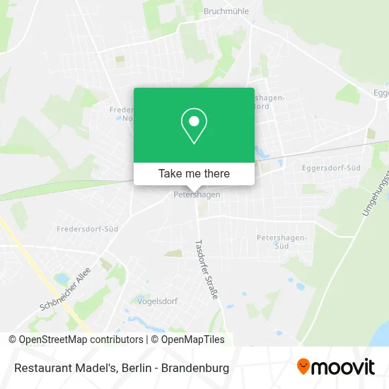 Restaurant Madel's map