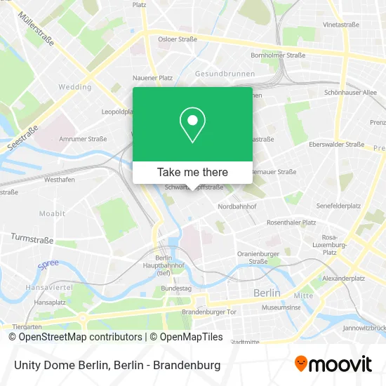 Unity Dome Berlin map
