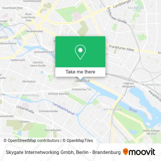 Skygate Internetworking Gmbh map