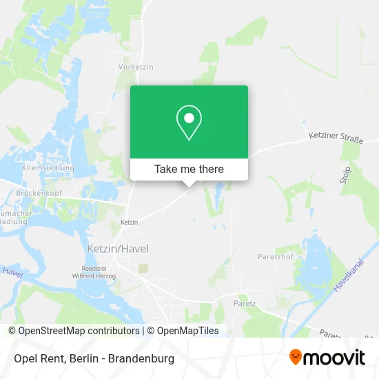 Opel Rent map