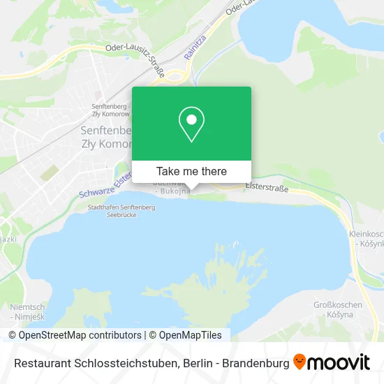 Restaurant Schlossteichstuben map
