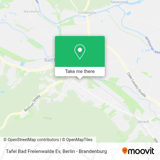 Tafel Bad Freienwalde Ev map