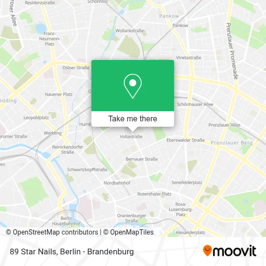 89 Star Nails map