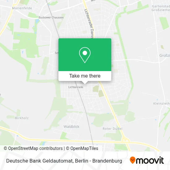 Deutsche Bank Geldautomat map