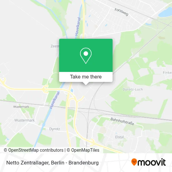 Netto Zentrallager map