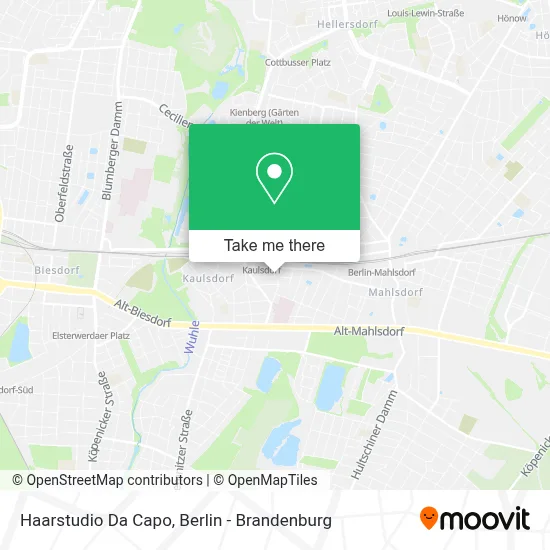 Haarstudio Da Capo map