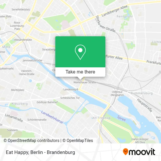 Eat Happy map