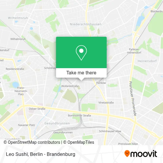 Leo Sushi map